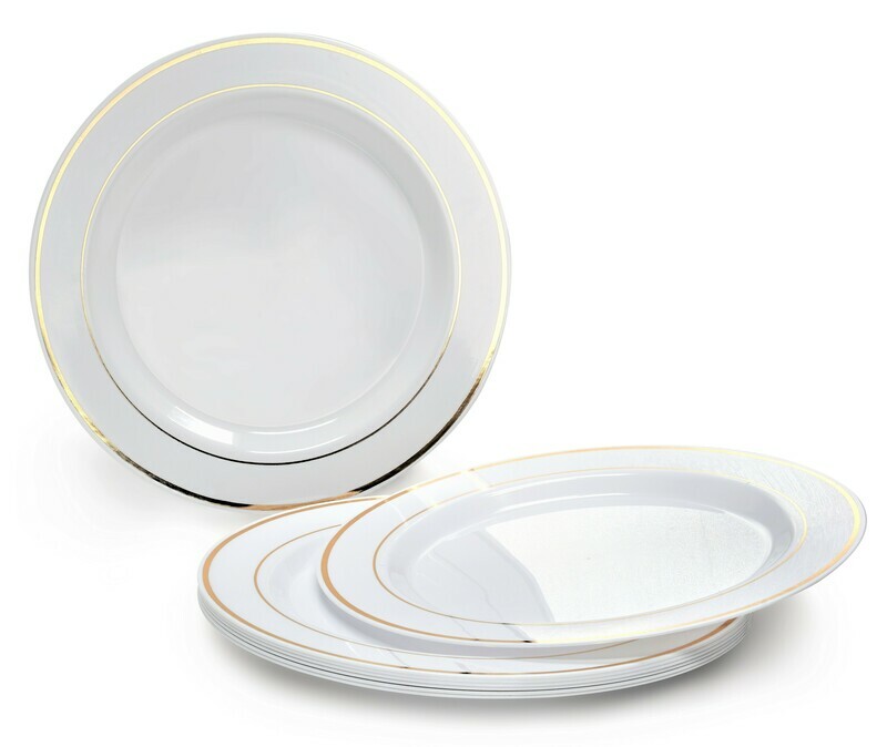 Combos White w/Gold Rim