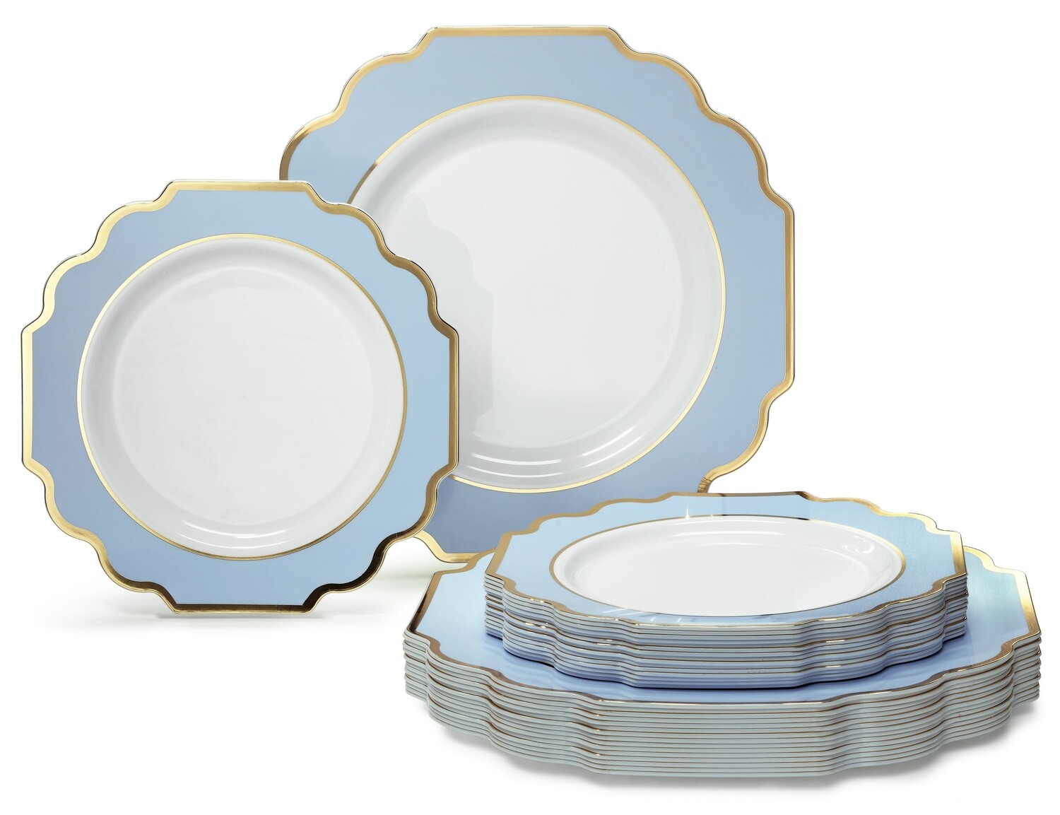 Imperial White Blue &amp; Gold