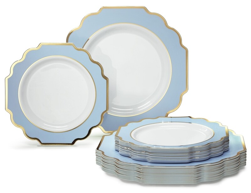 Imperial White Blue &amp; Gold
