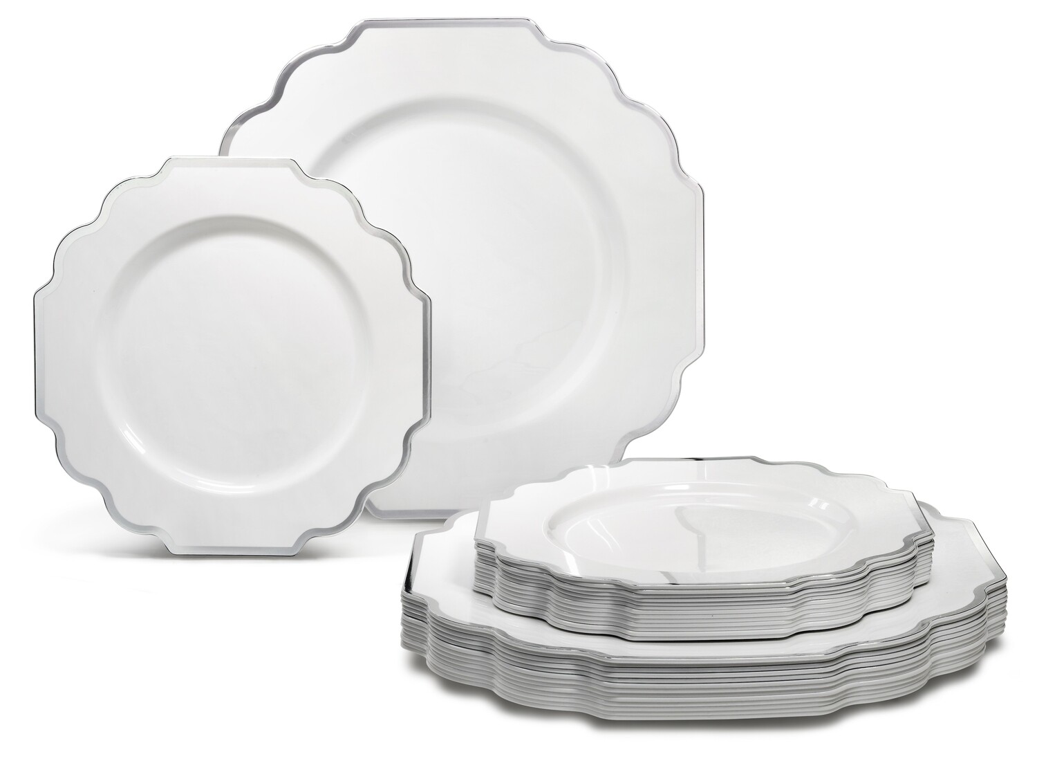 Imperial White &amp; Silver
