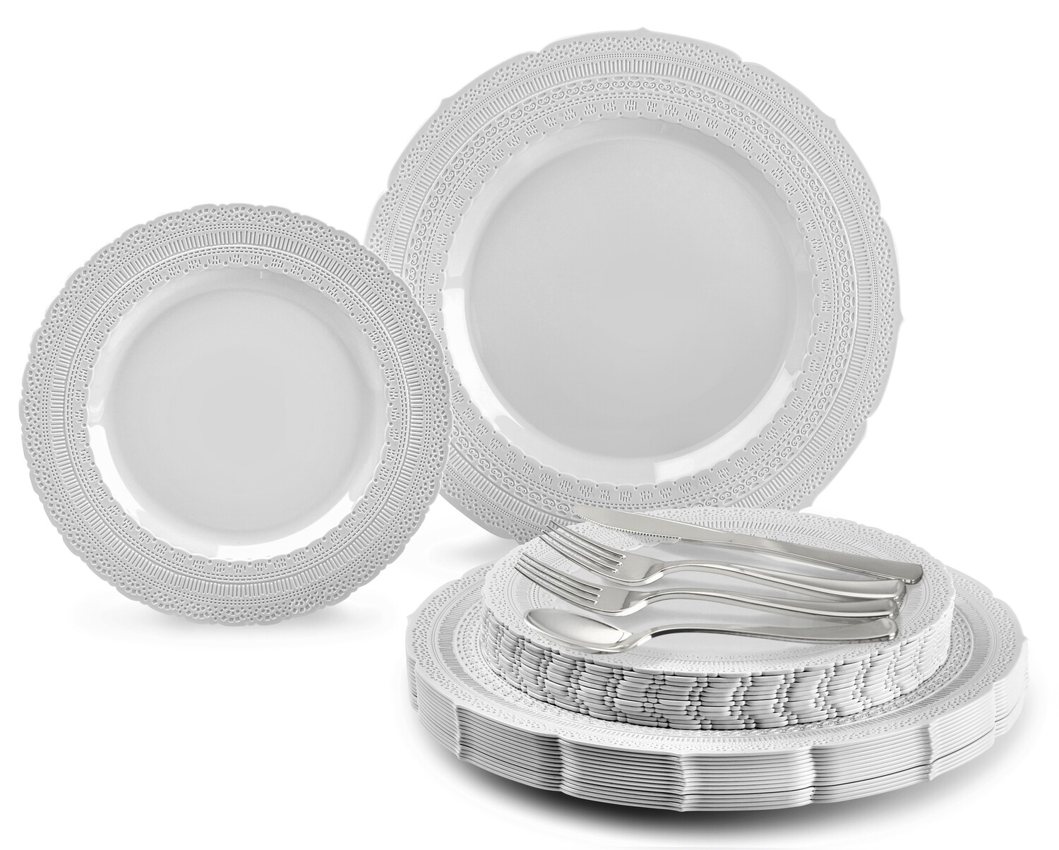 Chateau in Light Gray + Silverware