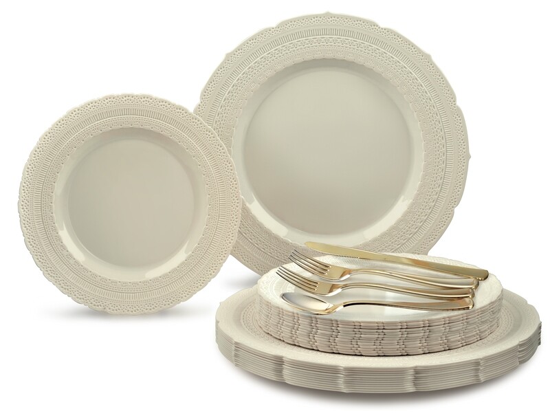 Chateau in Ivory + Silverware