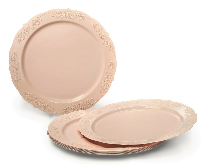 Portofino in Blush/ Antique Rose + Gold Silverware