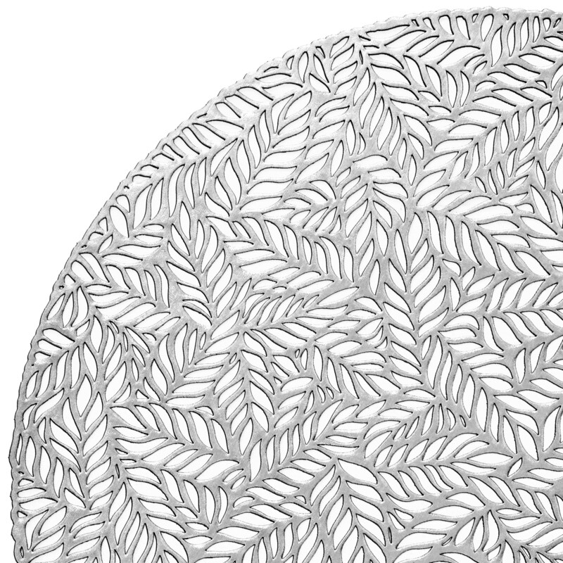 Aspen Design - Silver - Round Placemat