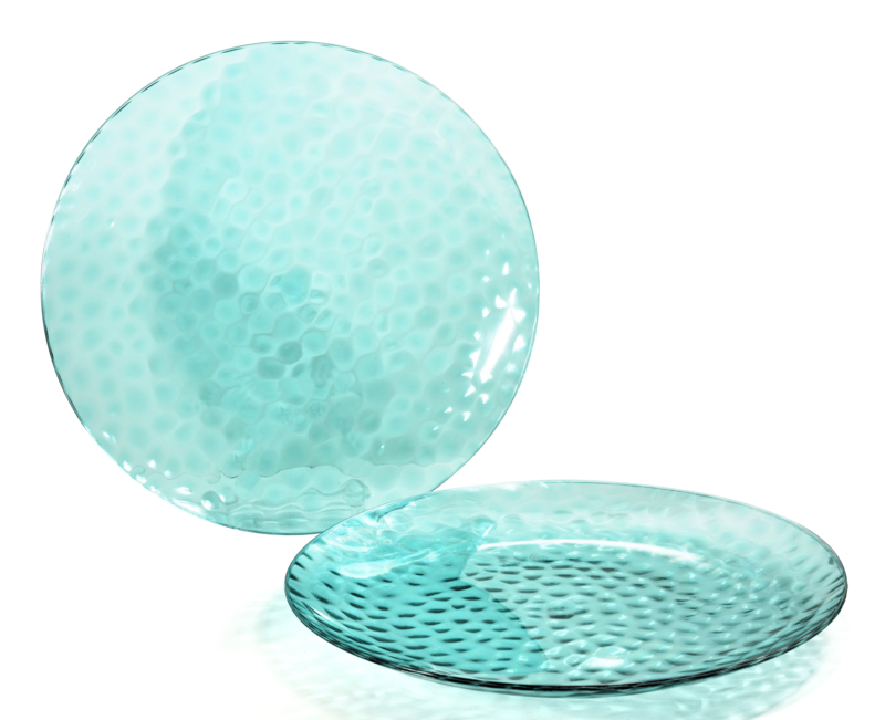 Coastal Clear Blue &amp; Silver Silverware