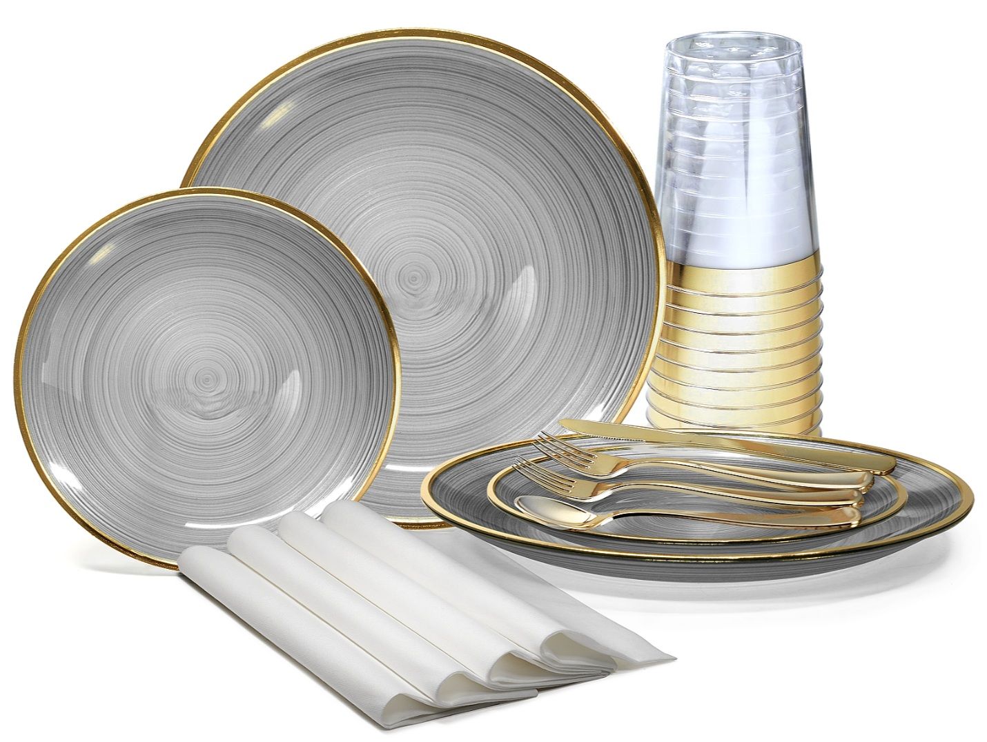 Belize Black &amp; Gold- Gold Silverware
