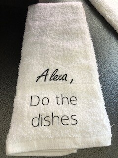 Alexa dish towel