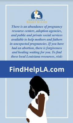 Pro-Life Prayer Card