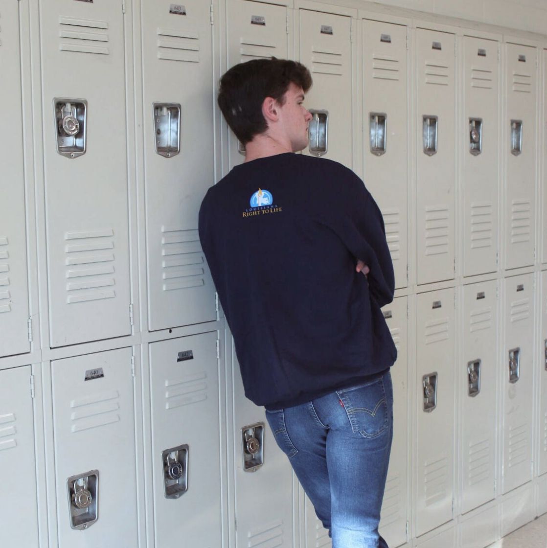 Navy Preaux Life Sweatshirt