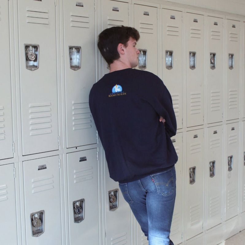 Navy Preaux Life Sweatshirt