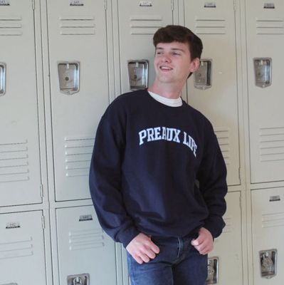 Navy Preaux Life Sweatshirt