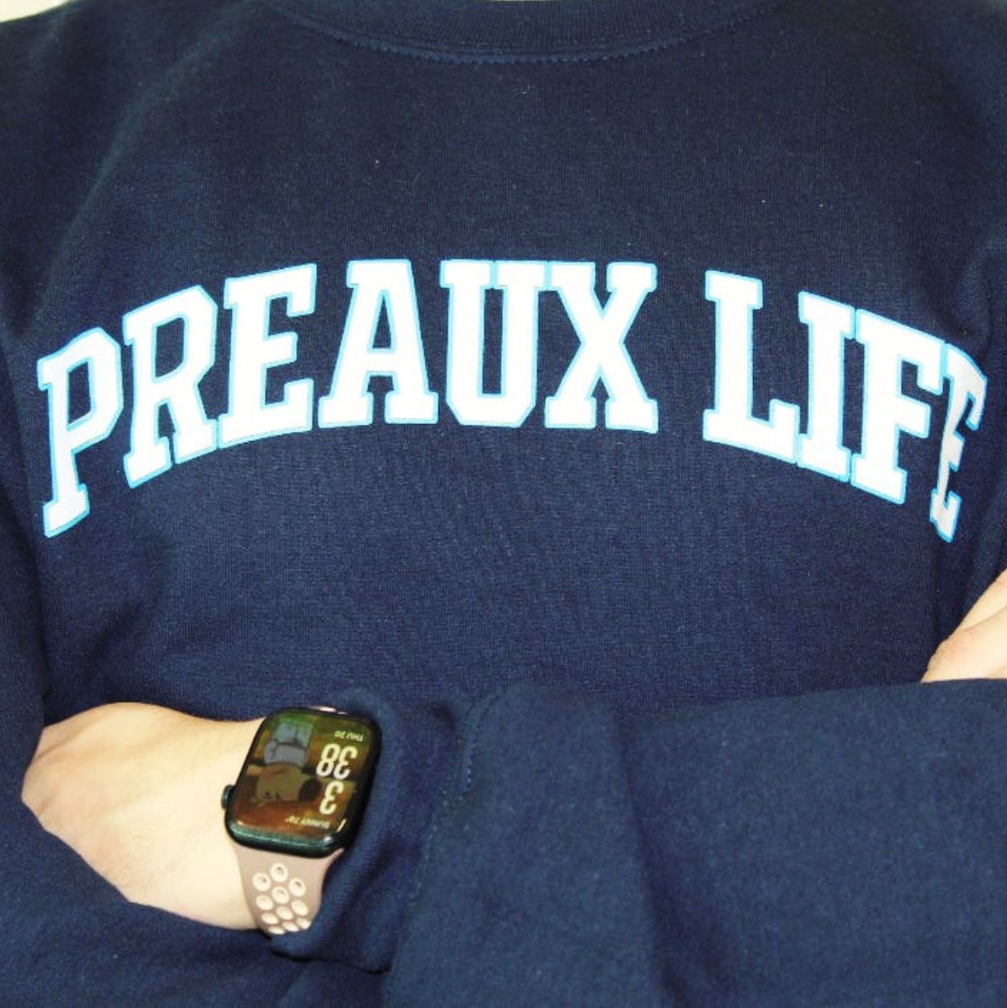 Navy Preaux Life Sweatshirt