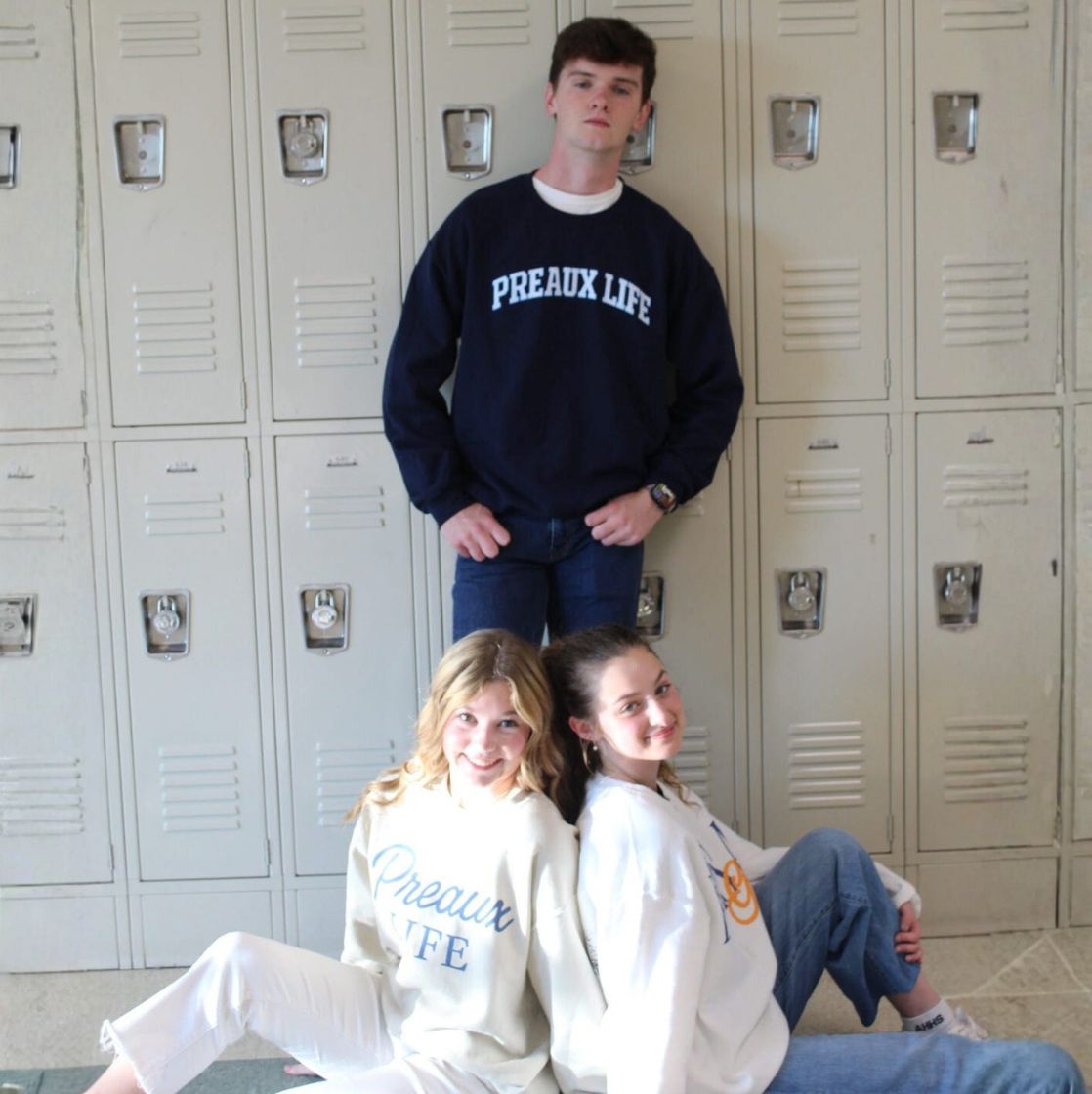 Navy Preaux Life Sweatshirt