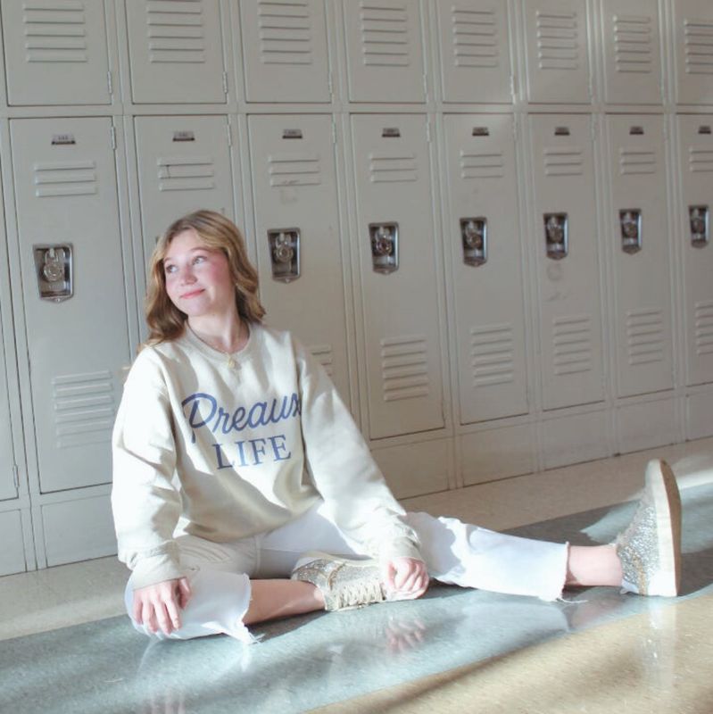 Preaux Life Beige Sweatshirt