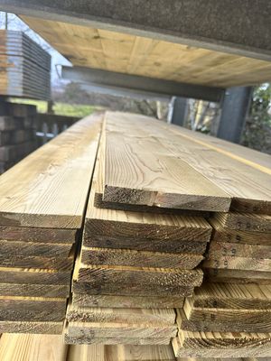 Planned Tanalised Gravel Boards 22x150 Various Lengths - 3.9m