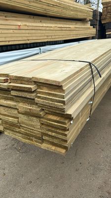 Planned Tanalised Gravel Boards 22x150 - 3.9m