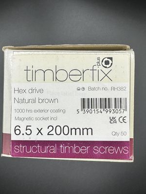 Landscape Screws 6.5 x 200mm - 50 Pieces