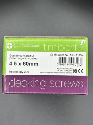 Decking Screws Box 4.5 x 60mm (200 pcs)