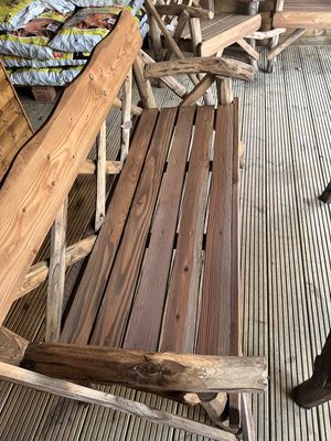 4 FT LARGE TRELLIS BENCH