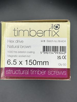 Landscape Screws 6.5 x 150mm - 50 Pieces