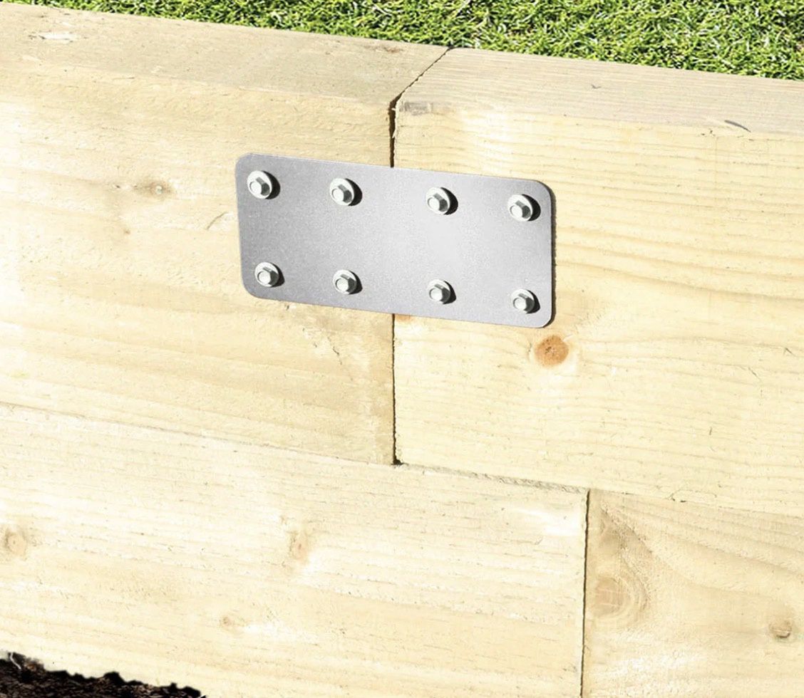 Short Internal Sleeper Straight Flat Support Plate