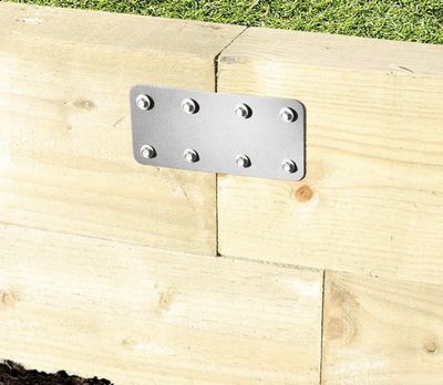 Short Internal Sleeper Straight Flat Support Plate