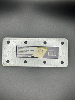 Short Internal Sleeper Straight Flat Support Plate