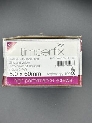 Torx Timberfix 360 Wood Screws - 5.0 x 60mm (100pcs)