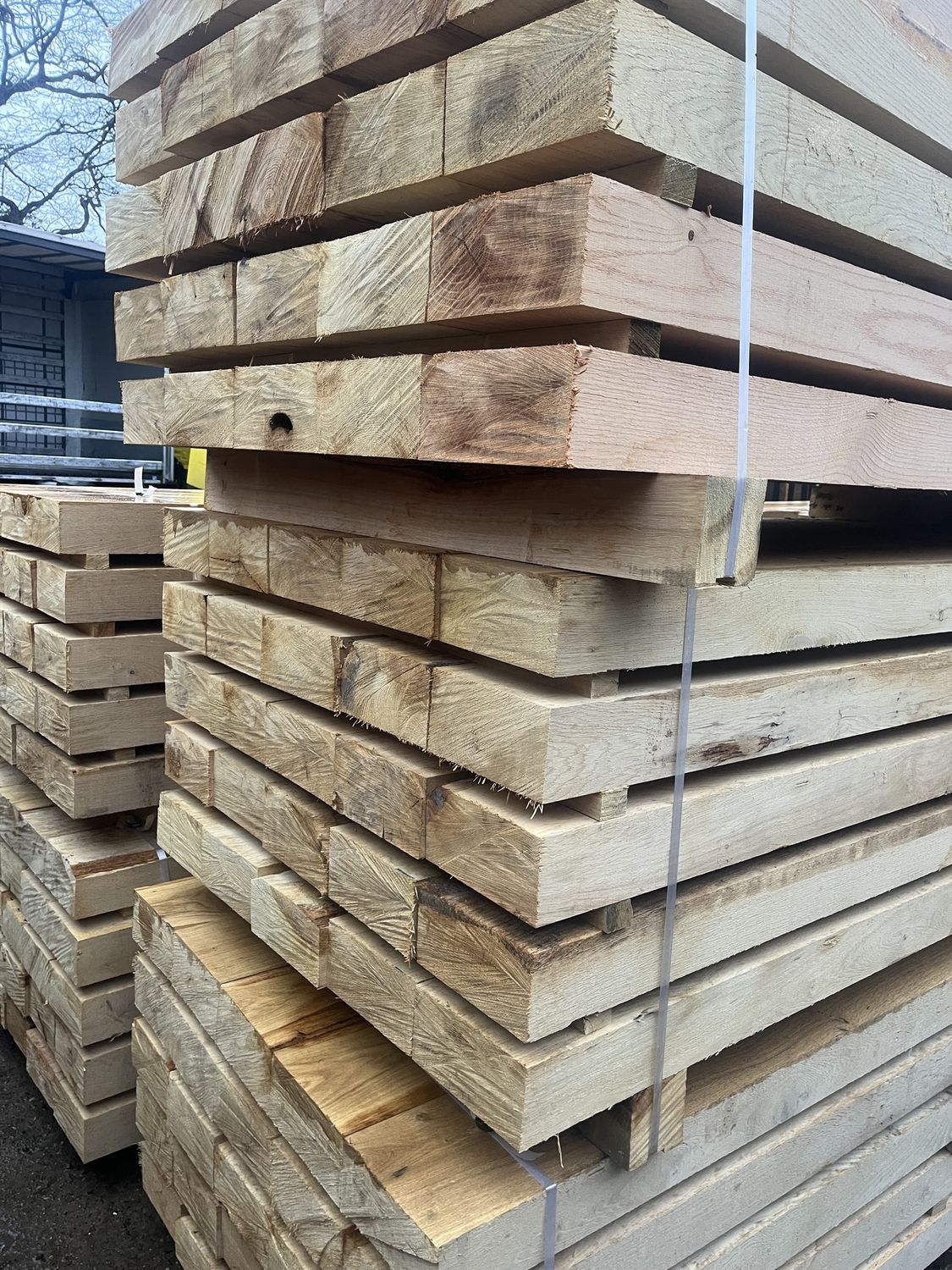 Oak Garden Sleepers - 100 x 200 x 2.4m