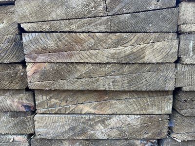 Sawn Featheredge Tanalised 25x150 (2ex) 4.8m