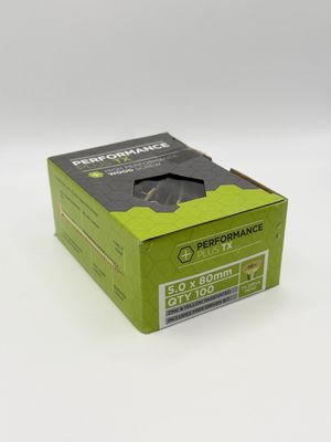 Timber Screws 5 x 80mm (100 pcs)