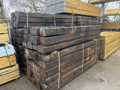 WHOLESALE PACK - 24 - 150x250x2600mm Reclaimed Railway Sleepers