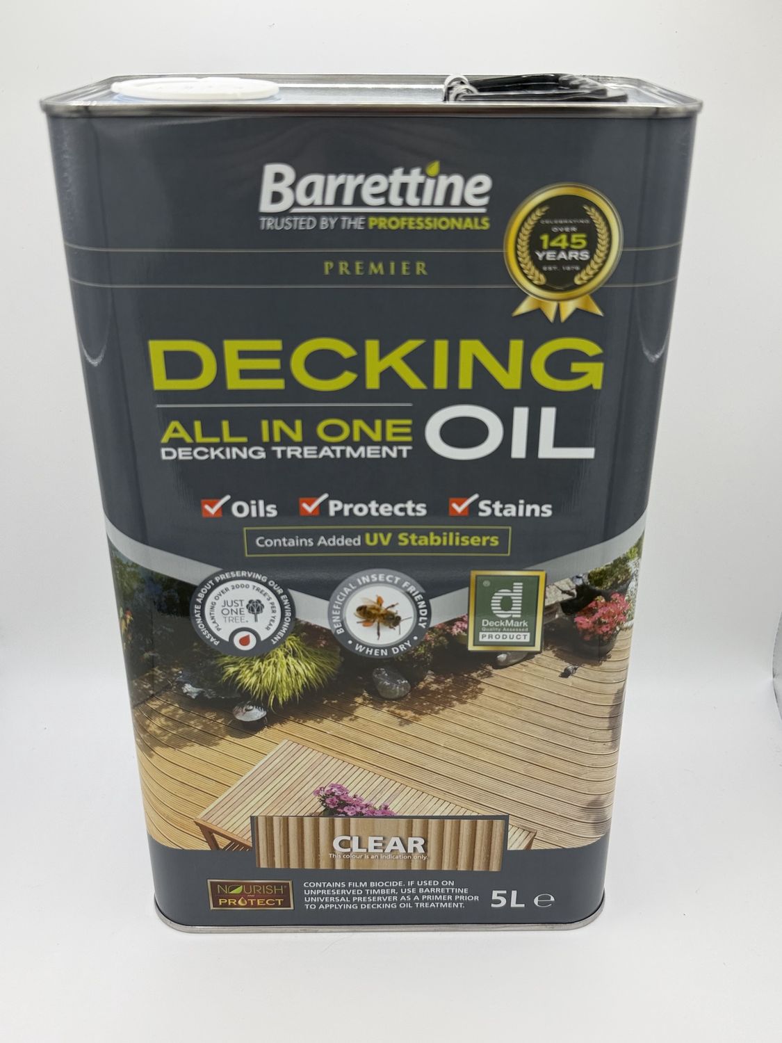 Decking ALL IN ONE OIL - Clear -  5ltr