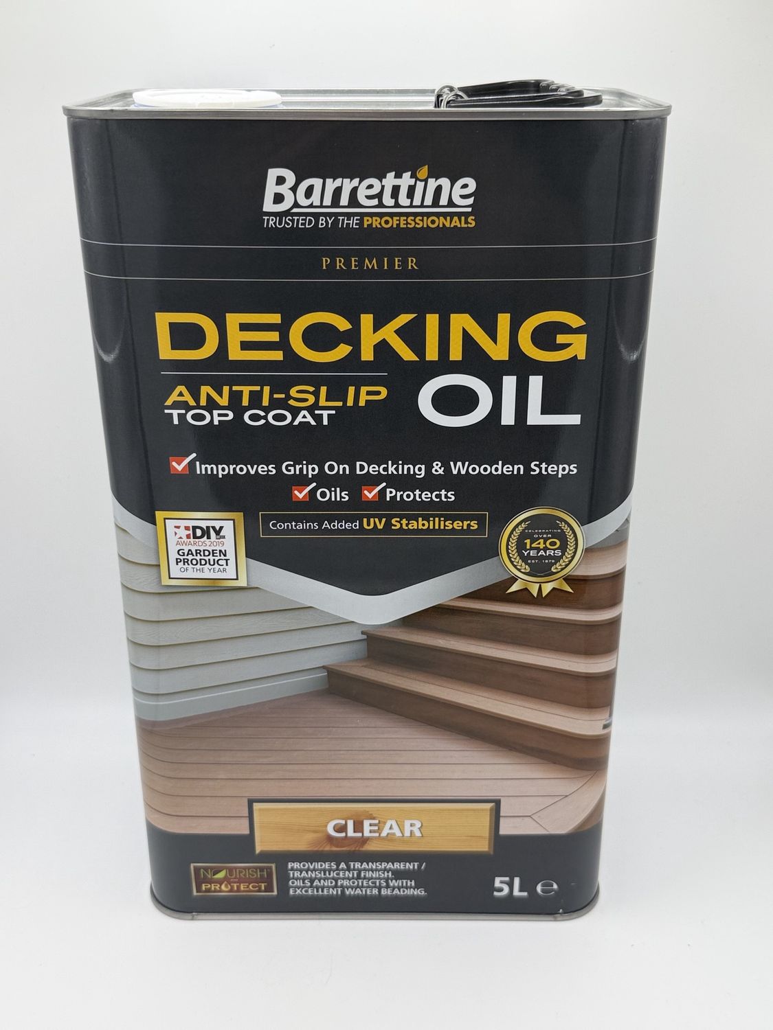 Decking ANTI-SLIP OIL - Clear - 5L