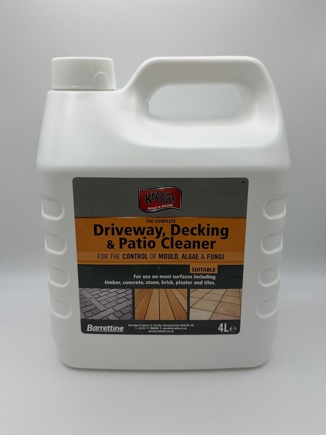 Knockout Driveway, Decking &amp; Patio Cleaner 4ltr