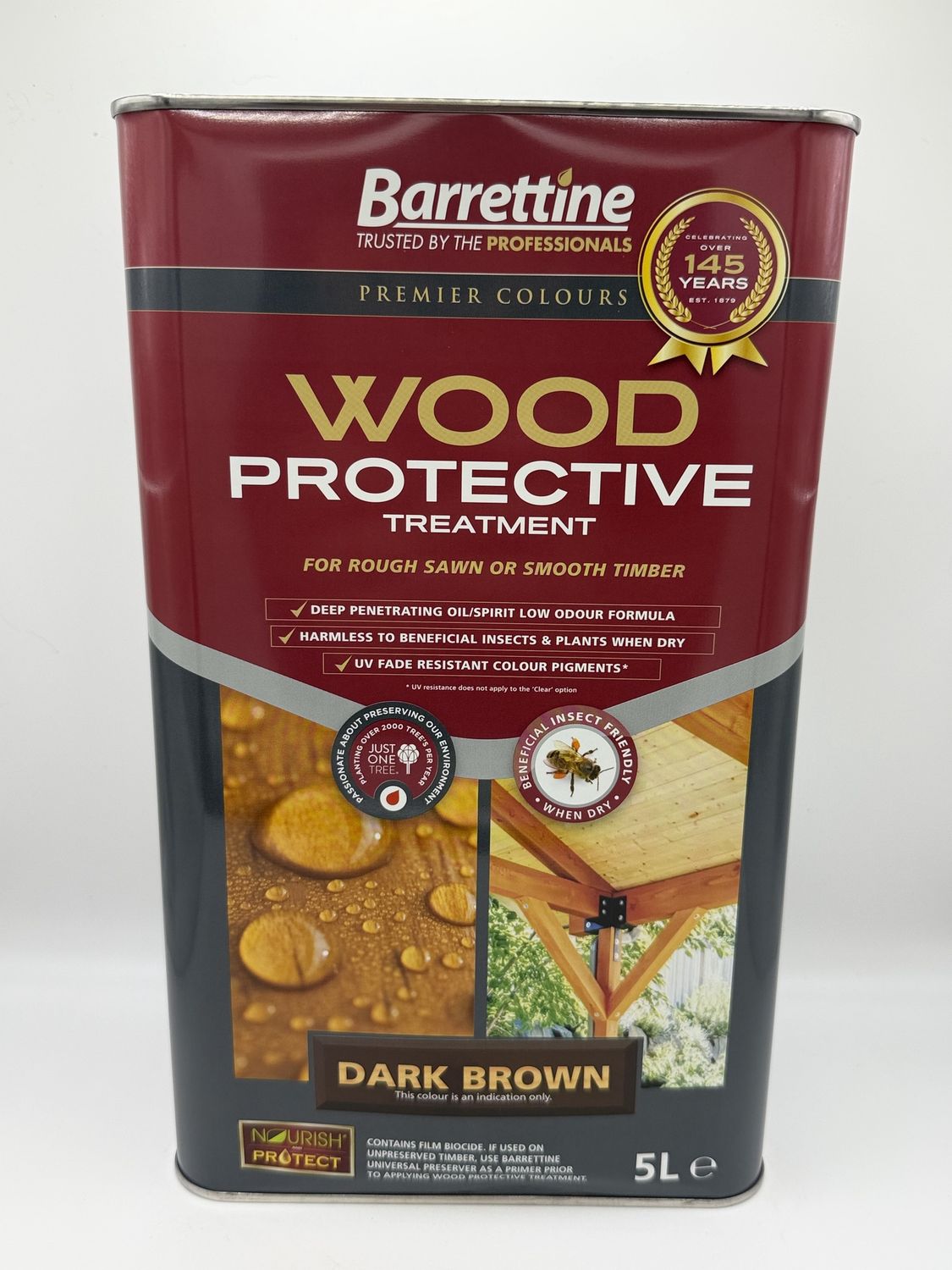 Barratine Light DARK BROWN Treatment 5LTR