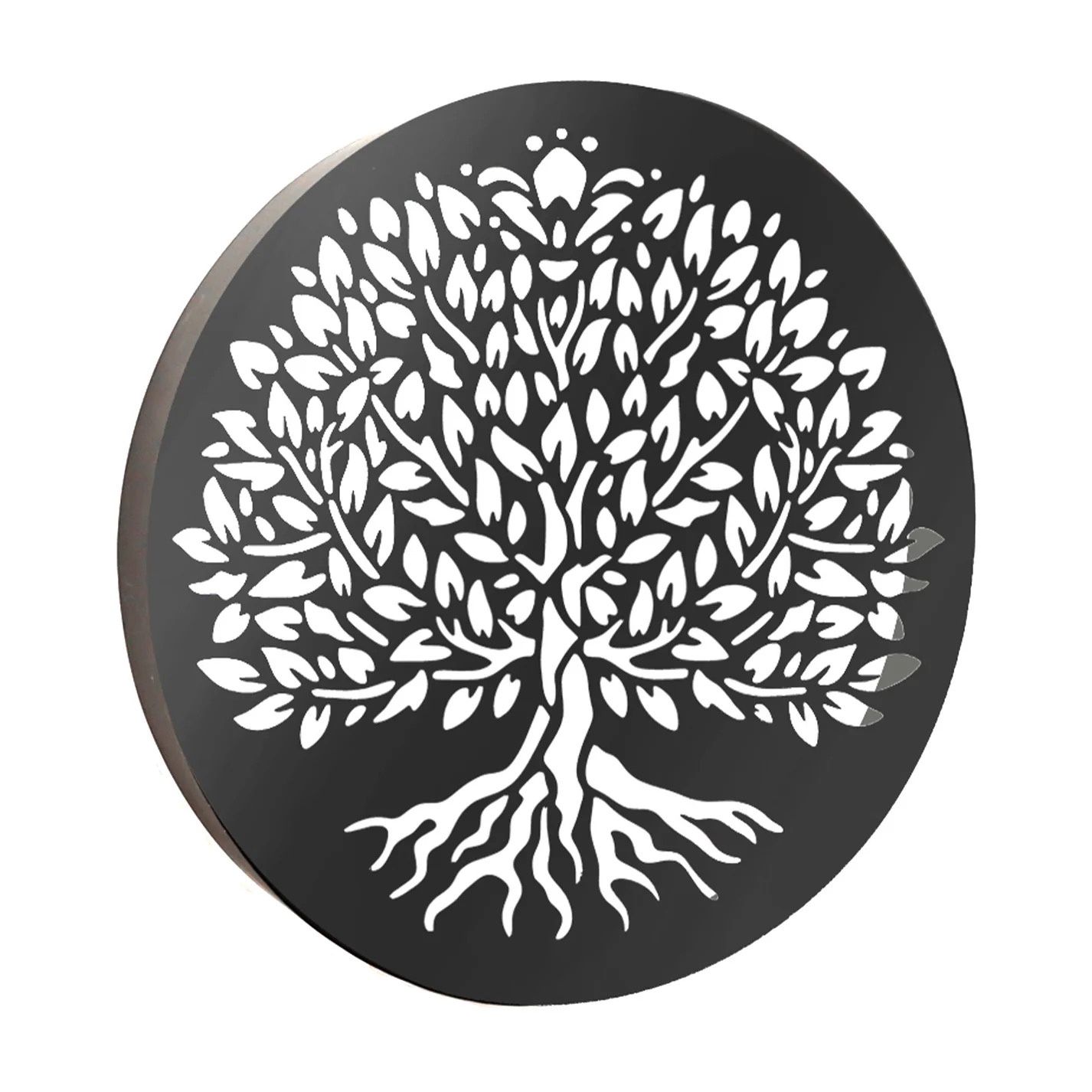 Metal Tree of Life Solar Wall Panel