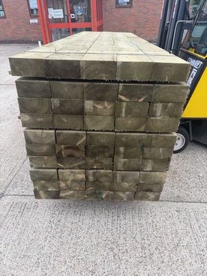 Garden Sleepers Softwood Pressure Treated - 100x200x3600mm