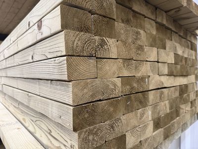 47x75 (45x70) 3.0m C16/C24 Graded Tanalised