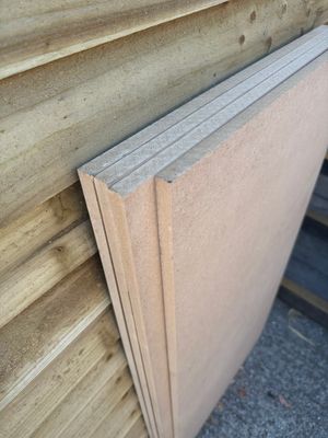 MDF Sheets  (1/4 sheets) - 1220 x 610 x 18mm