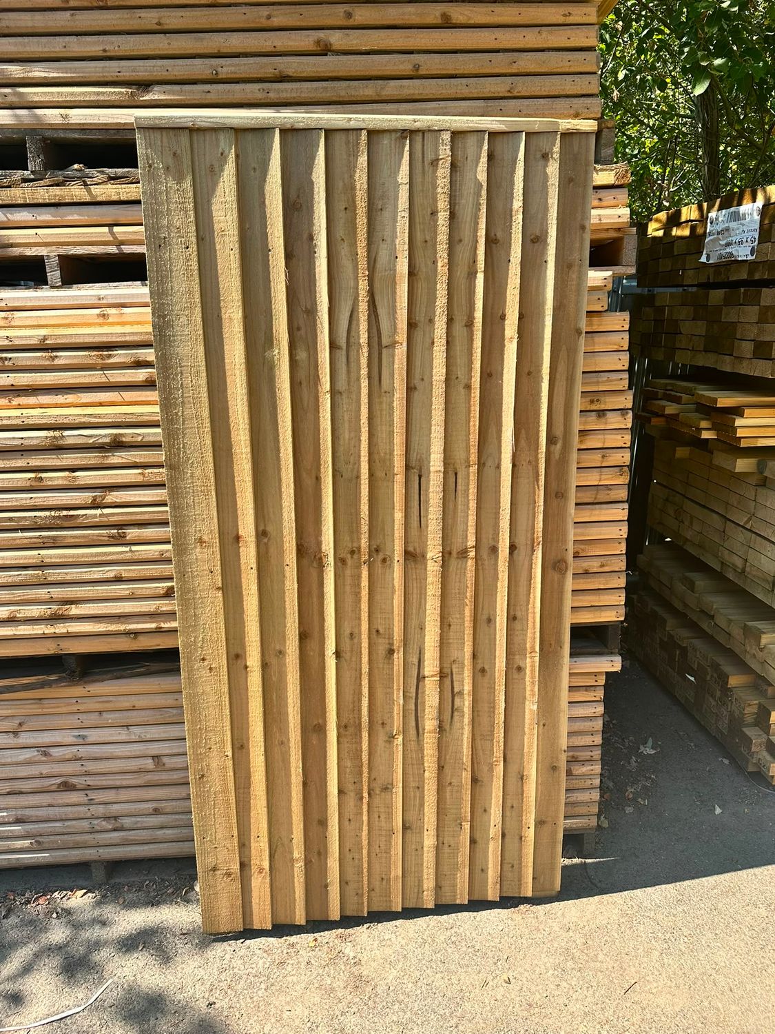 Closeboard Gate 6' x 3' (1800x900) Green Pressure Treated