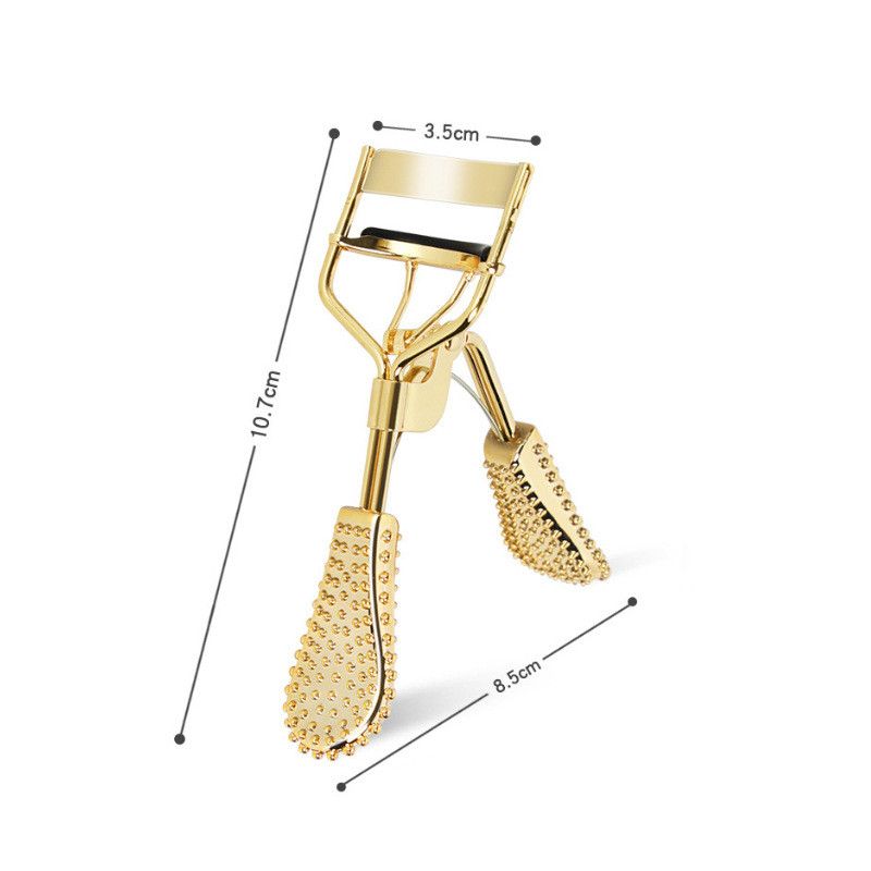 Drill Handle Eyelash Curler Gold-plated Curling Eyelash Curler