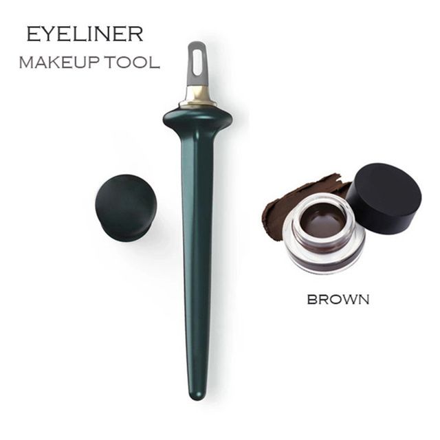 Silicone Eyeliner Long-wear Guide Wand Comfortable Grip 3d Eyeliner