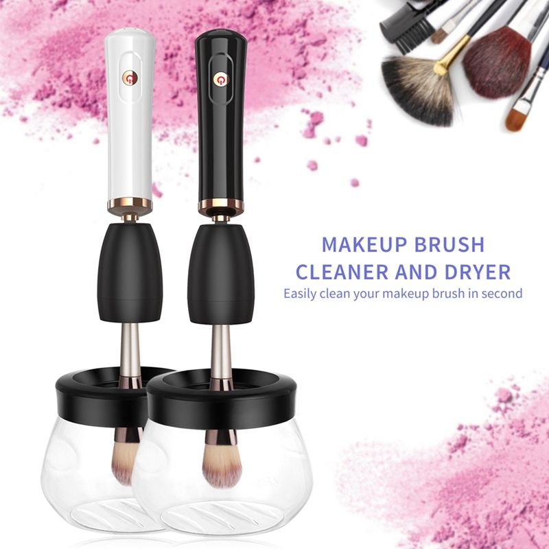 Makeup Brush Cleaner Fast Washing and Drying Electric Automatic Spinner Tool