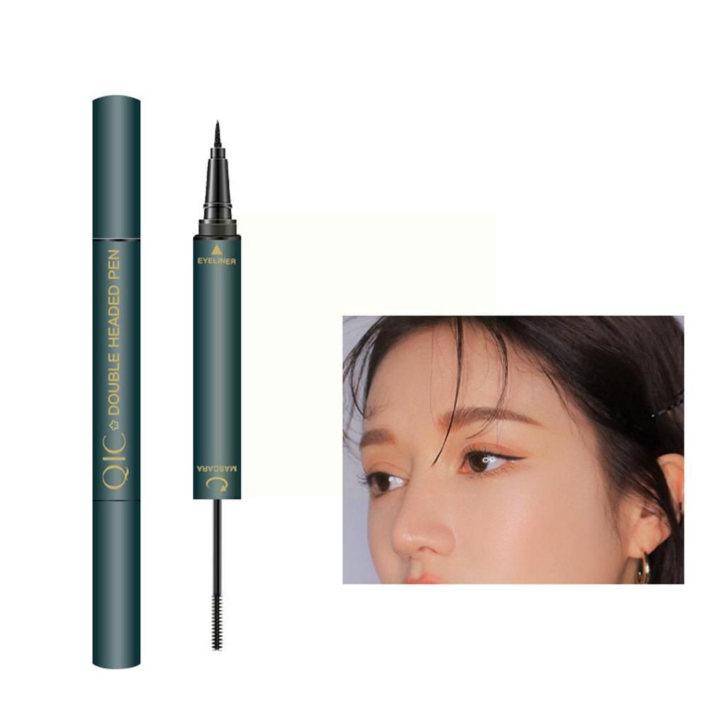Double-headed Eyeliner Eyelash Pencil 2-in-1 Mascara Dry Liner Pen