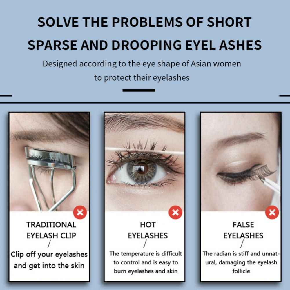 2-IN-1Electric Eyelash Curler USB Rechargeable Eyelashes Curler