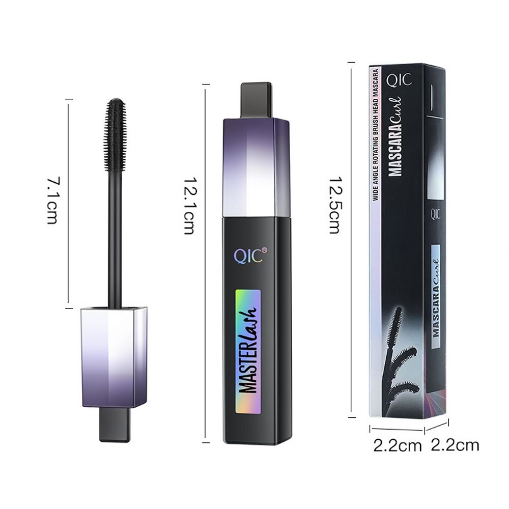 4D Elbow Black Mascara Waterproof Long-distance Warping Non-smudge Mascara