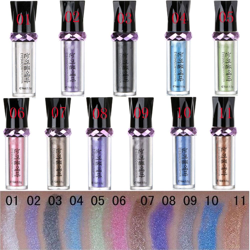 Single Color Glitter Eyeshadow Roller Shimmer Eyeshadow Pigment Stick