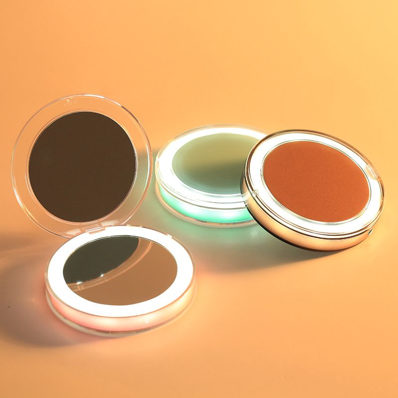 LED Lights Mini Pocket Makeup Mirror
