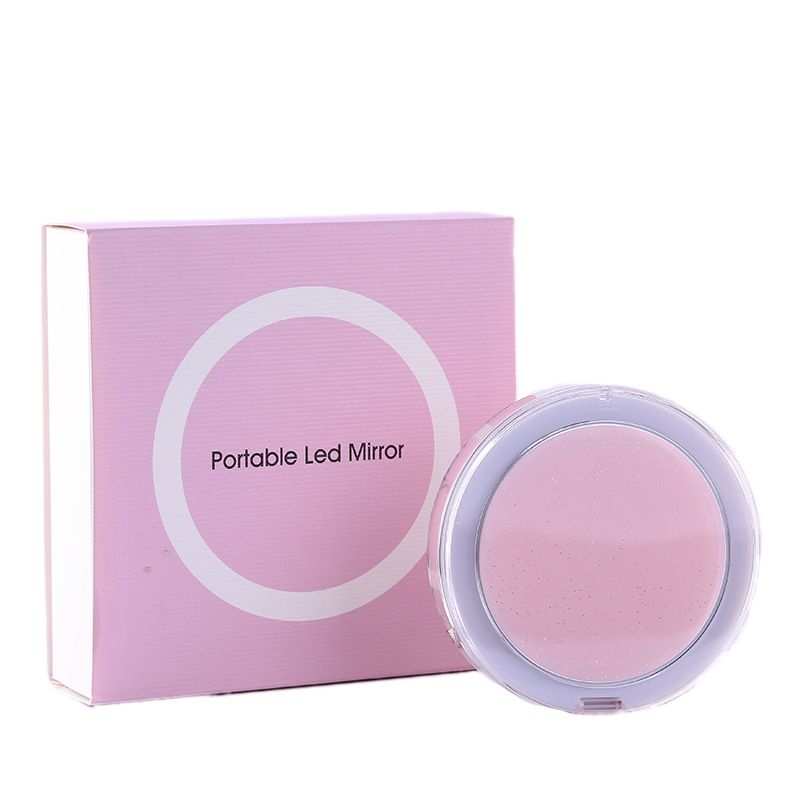 LED Lights Mini Pocket Makeup Mirror